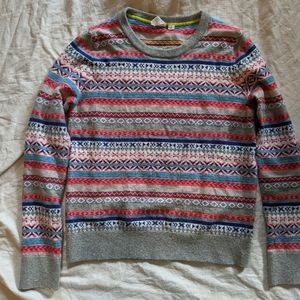 Colorful wool sweater